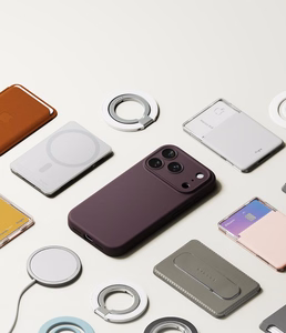 Ringke MagSafe silikoninis dėklas, skirtas iPhone 18 Pro – tamsios vyšnių spalvos