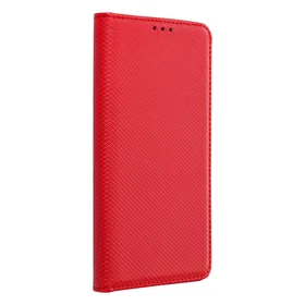 SMART CASE knygos tipo dėklas telefonui MOTOROLA E22 / E22i raudonas