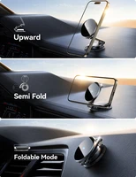 Automobilinis laikiklis-įkroviklis Joyroom JR-ZS408 (dashboard) 15W juodas