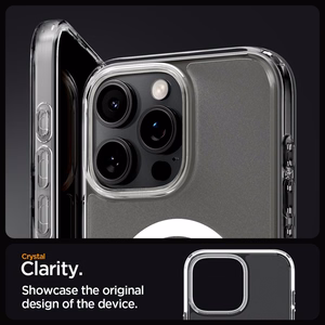 Spigen Ultra Hybrid Mag dėklas, skirtas iPhone 16 Pro Max 6.9", su MagSafe, matinis skaidrus