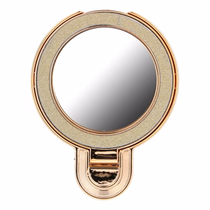 Telefonų stovas CIRCLE MIRROR - klijuojamas - rožinis
