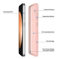 Dėklas Dux Ducis Yind Samsung S731 S25 FE rožinis