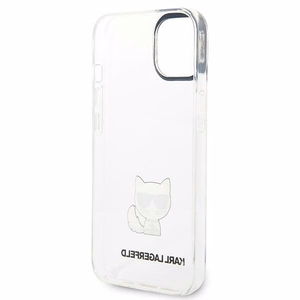 Dėklas telefonui Karl Lagerfeld KLHCP14MCTTR iPhone 14 Plus 6.7\" skaidrus / skaidrus Choupette Body