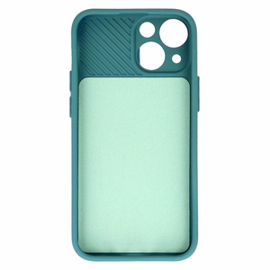 Camshield Soft dėklas iPhone 15 Plus tamsiai žalias