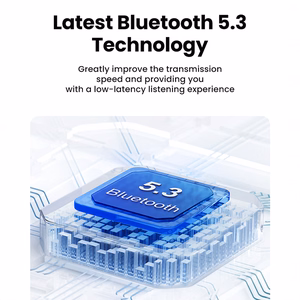 Ugreen HiTune T6 belaidės ausinės su ANC funkcija + USB-A - USB-C laidas baltos