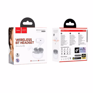 HOCO belaidė ausinė bluetooth TWS EQ24 balta žvaigždė