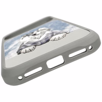 Nimmy Gentle Pets Series Dog MagSafe dėklas iPhone 17 Pro pilkas