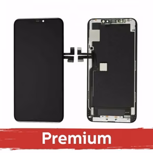 LCD ekranas suderinamas su iPhone 11 Pro Max Juodas (Hard OLED / Premium) /*Removable IC*/