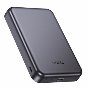 Išorinė baterija suderinama su MagSafe Hoco 5000 mAh 2A 5W J160 metalo pilka