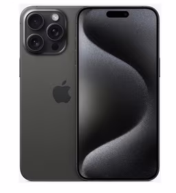 Atnaujintas iPhone 15 Pro Max 256GB juodas titaninis A+ klasė