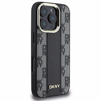 DKNY Languotas raštas magnetinis iPhone 16 Pro Max dėklas - juodas