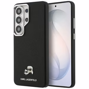 Karl Lagerfeld case Saffiano KC Metal Logo MagSafe for Samsung Galaxy S26 Ultra black