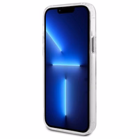 Karl Lagerfeld IML Metalinė Choupette galva MagSafe dėklas iPhone 12 - baltas