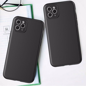Minkštas dėklas Oppo A78 5G, plonas silikoninis dėklas - juodas
