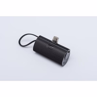 Išorinė baterija Forcell F-Energy Power Plug F5K3 PD 20W 5000 mAh su įmontuotu jungtimi USB C juoda