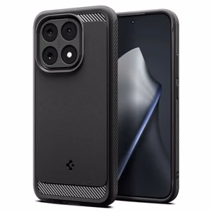Spigen Rugged Armor deklas, skirtas Xiaomi 15T - Juodas