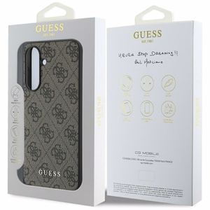 Guess 4G Charms Collection dėklas Samsung Galaxy A36 - Rudas