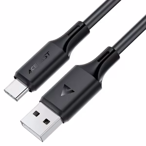 USB cable Acefast C17-04 USB-A to USB-C 1.2m black