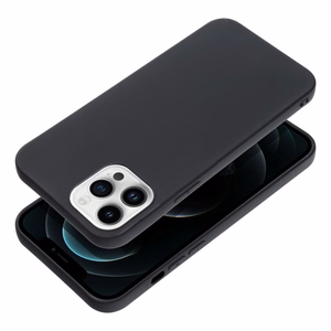 Matinis dėklas telefonui IPHONE 12 Pro Max juodas