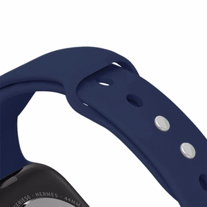 Crong Liquid dirželis, skirtas Apple Watch 44 / 45 / 46 / 49 mm, tamsiai mėlynas