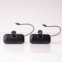 "Forever" mini maitinimo bankas MTB-100 22,5W 5000 mAh Žaibas juodas