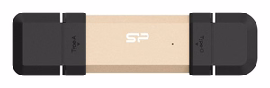 Silicon Power DS72 USB atmintukas 250 GB USB Type-A / USB Type-C 3.2 Gen 2 (3.1 Gen 2) Auksas