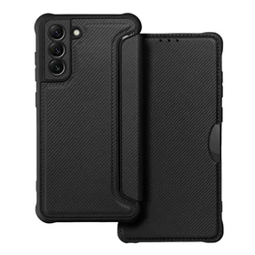 Dėklas telefonui RAZOR Book SAMSUNG S21 FE juodas