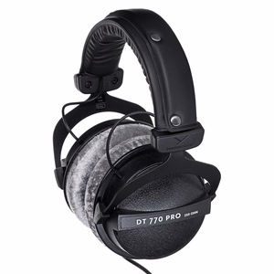 Beyerdynamic DT 770 PRO – studijinės ausinės, uždaro tipo, 250 Ω, juodos (459046)