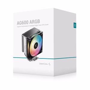 DeepCool AG600 ARGB Procesorius Orinis aušintuvas 12 cm Juoda 1 vnt