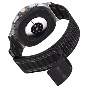 SPIGEN WBF1 dirželis SAMSUNG GALAXY WATCH 8 / CLASSIC (40 / 44 / 46 MM) juodas