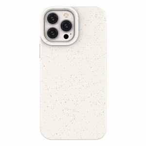 Чехол Eco для iPhone 14 Plus силиконовый разлагаемый белый