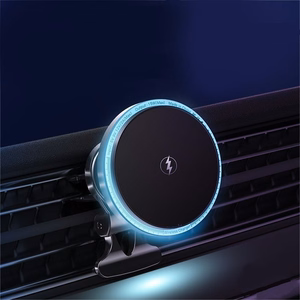 AUTOMOBILINIS LAIKIKLIS T-PHOX iMAG MAGNETINIS BELAIDIS JUODAS