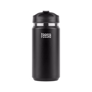 Термокружка TEESA, 350 мл, чёрная