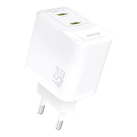 Dudao A28PEU PD 45W GaN 2xUSB Wall Įkroviklis - Baltas