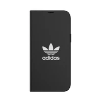 Adidas OR knygos tipo dėklas BASIC iPhone 12 Pro Max - juodas ir baltas
