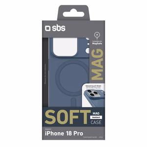 SBS Instinct Mag dėklas, skirtas iPhone 18 Pro / 17 Pro, suderinamas su MagSafe – mėlynas