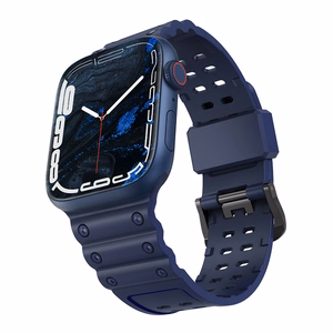 Dirželis Triple Protection Apple Watch 38 / 40 / 41 mm dirželis apyrankė - tamsiai mėlynas