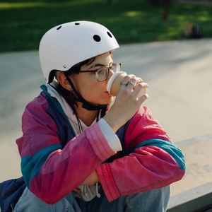 Wozinsky Lightweight BMX/Scooter Helmet S - White