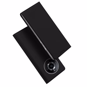 Dux Ducis Skin Pro dėklas Realme 11 Flip kortelių dėklas su stovu - juodas