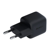 Sieninis įkroviklis "Aukey PA-B1L", USB-C, 30 W (juodas)