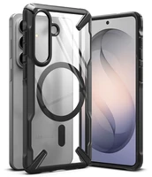 Ringke Fusion X Magnetic MagSafe Case for Samsung Galaxy S26 - Clear Black