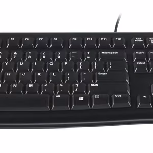 Logitech/LOGI K120 for Business laidinė USB klaviatūra, International (US), juoda OEM