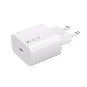 mophie Wall Adapter USB-C 30W GaN EU, baltas