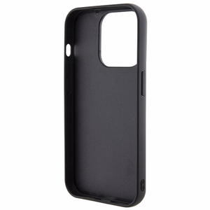 Karl Lagerfeld 3D guminis daugialypis logotipas dėklas telefonui iPhone 15 Pro - juodas
