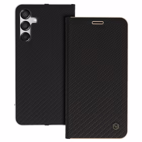 Wonder Frame anglies dėklas telefonui Samsung Galaxy M15 5G juodas