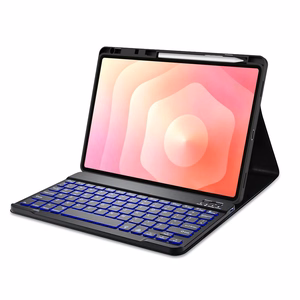 Tech-Protect SC Pen dėklas su Bluetooth klaviatūra Samsung Galaxy Tab S12+ 12.4" X840 / X846B, juodas