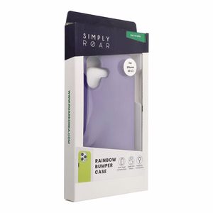 ROAR dėklas RAINBOW BUMPER telefonui IPHONE 16 violetinis