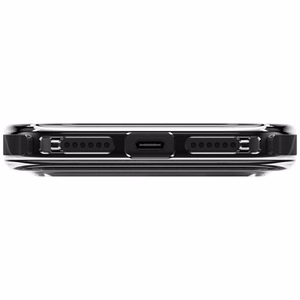 Uniq Combat Magclick Charging dėklas iPhone 18 Pro Max / 17 Pro Max – juodas