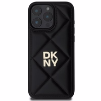 DKNY putuotas Stack logotipas iPhone 16 Pro dėklas telefonui - juodas