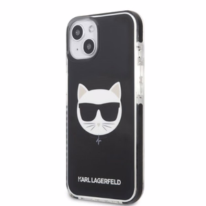 Karl Lagerfeld KLHCP13STPECK Dėklas telefonui iPhone 13 mini 5.4" - juodas (m)